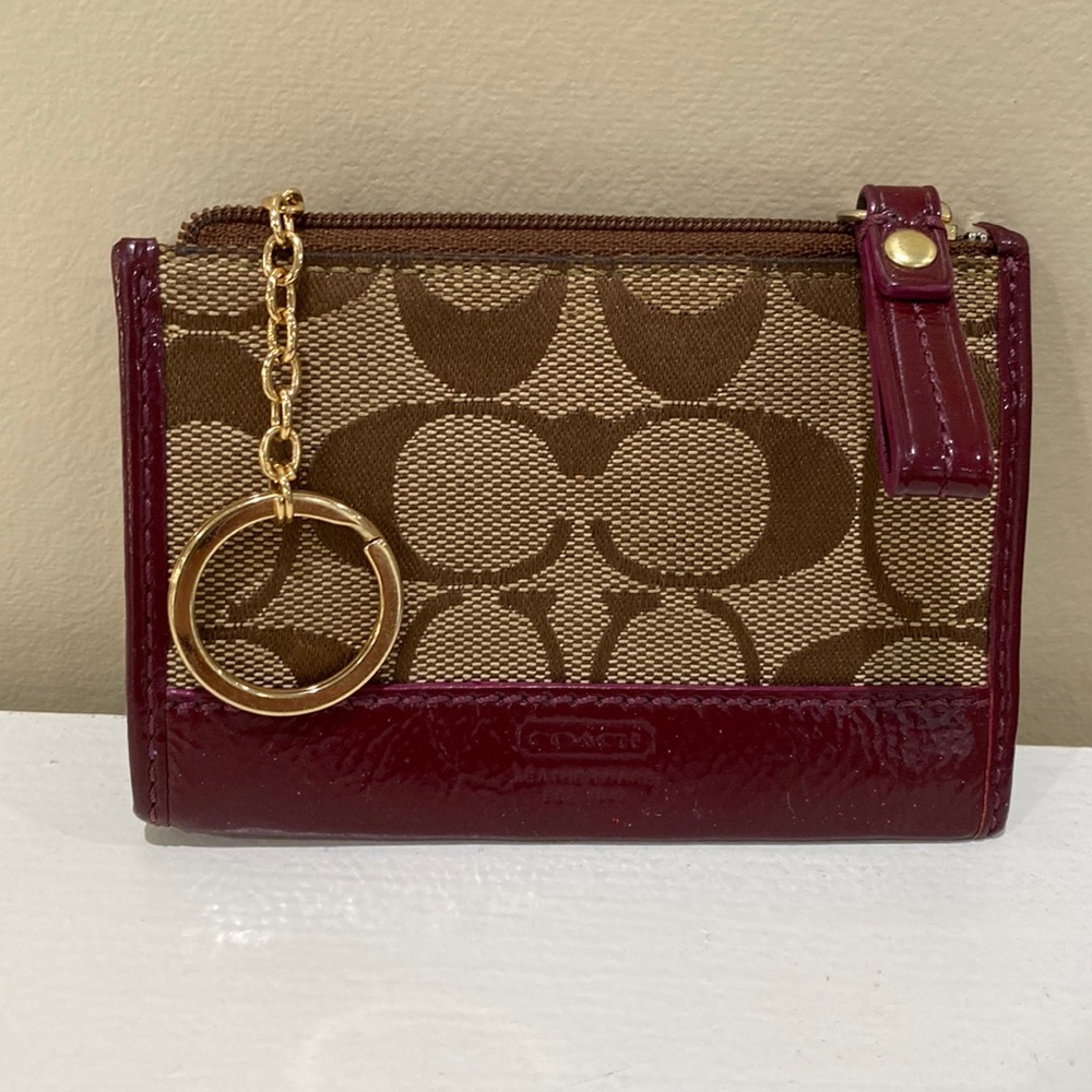 Coach Mini Card Coin Wallet